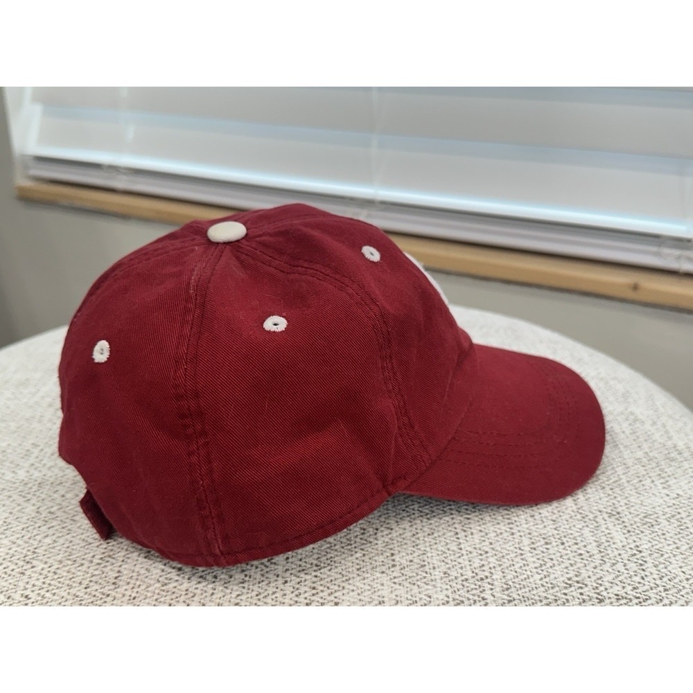 Oklahoma University Sooners Red White Womens Adjustable Baseball Hat Cap - Picture 4 of 6